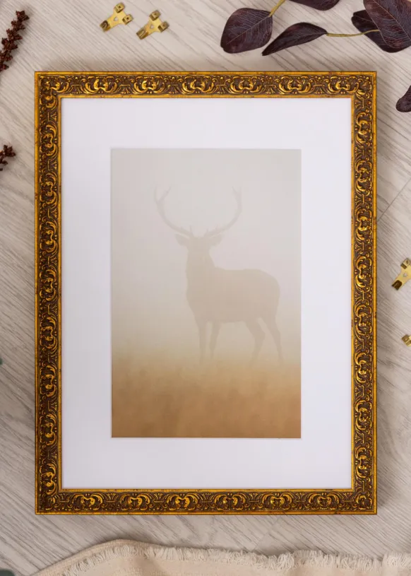 Ram Amber Guld 42x59,4 cm (A2)