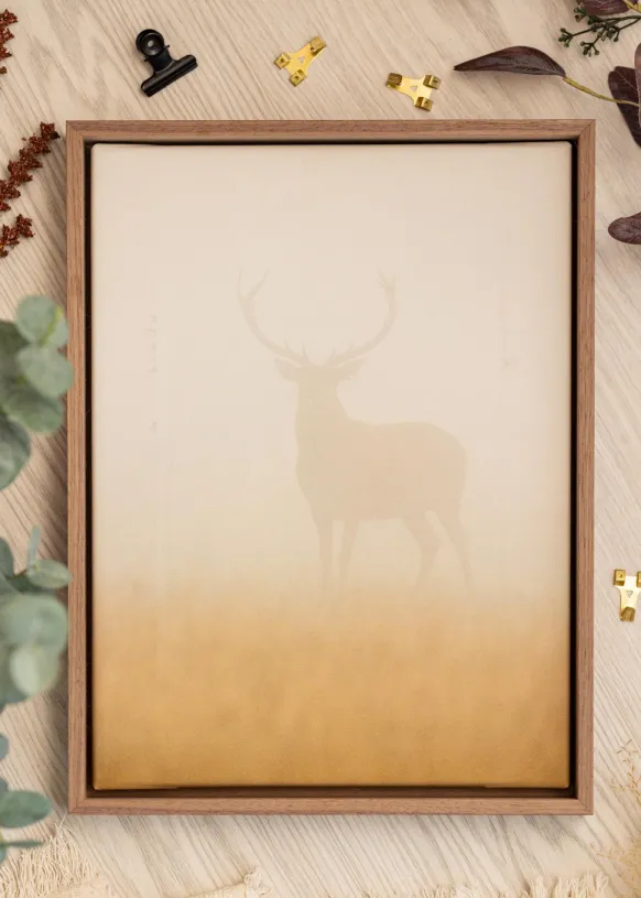 Ram Anubis Canvasram Valnöt - Valfri Storlek (canvasramar)