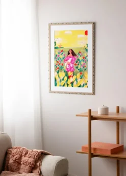 Ram Arco Blommig Ek 30x45 cm