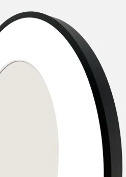 Ram Aster Oval Glas Svart 18x24 cm