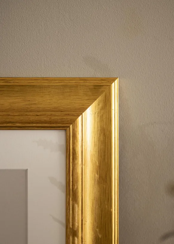 Ram Belfast Ljus Guld - Valfri Storlek (Akrylglas)
