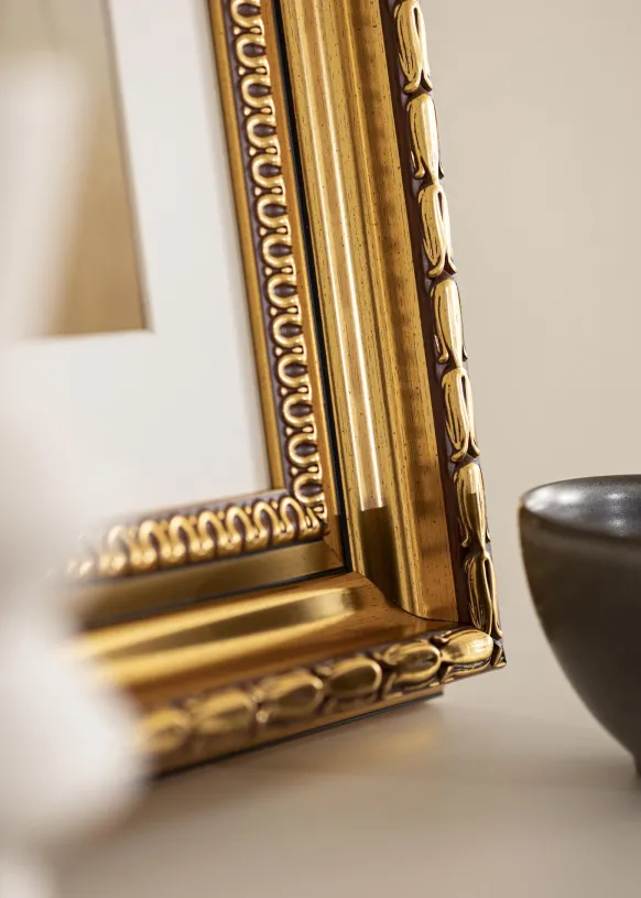 Ram Birka Premium Glas Guld 24x30 cm