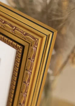 Ram Birka Premium Glas Guld 60x90 cm
