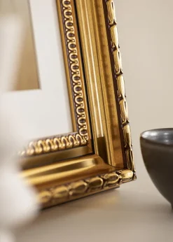 Ram Birka Premium Glas Guld 70x70 cm
