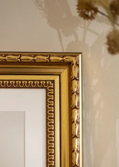 Ram Birka Premium Glas Guld 70x70 cm
