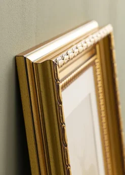 Ram Birka Premium Glas Guld 70x70 cm