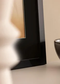 Ram Black Wood 40x100 cm - Passepartout Svart 30x91 cm