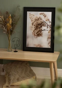 Ram Black Wood 40x100 cm - Passepartout Svart 30x91 cm