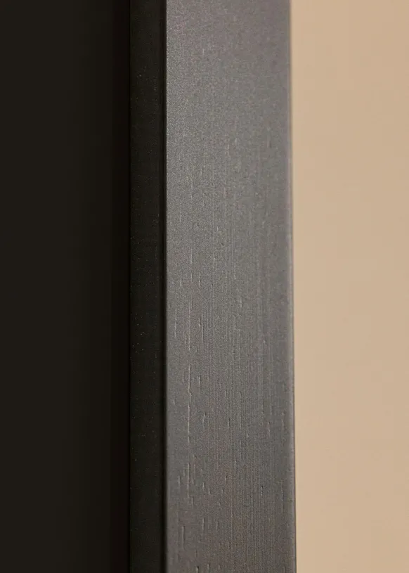 Ram Black Wood 70x100 cm - Passepartout Svart 62x85 cm