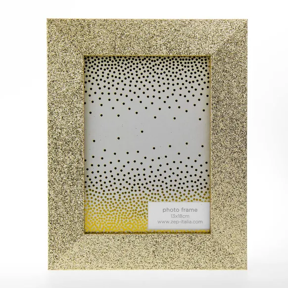 Ram Broadway Glas Guld 10x15 cm