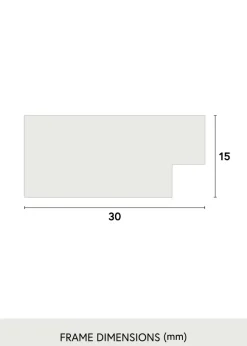 Ram Broadway Glas Guld 10x15 cm