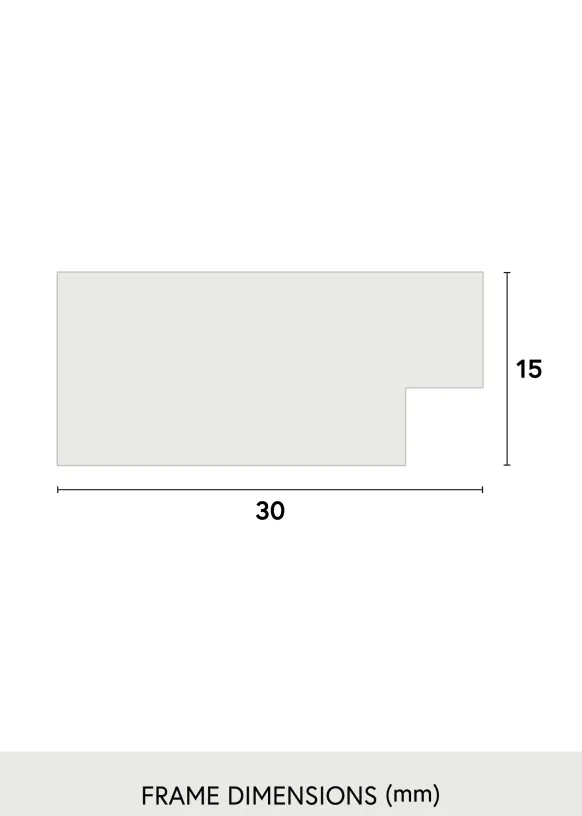 Ram Broadway Glas Guld 10x15 cm