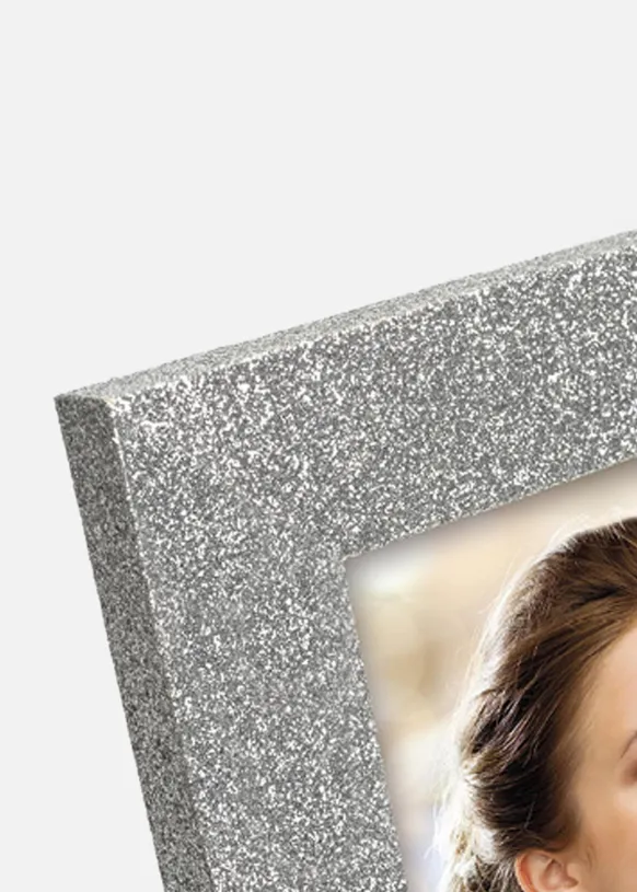 Ram Broadway Glas Silver 30x40 cm