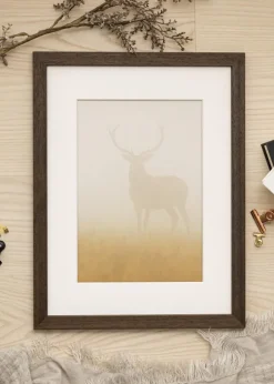 Ram Brown Wood 65x75 cm