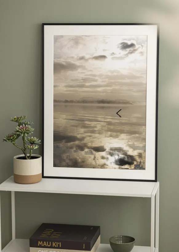 Ram Chair Glas Svart 20x30 cm