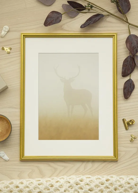 Ram Classic Glas Guld 15x20 cm