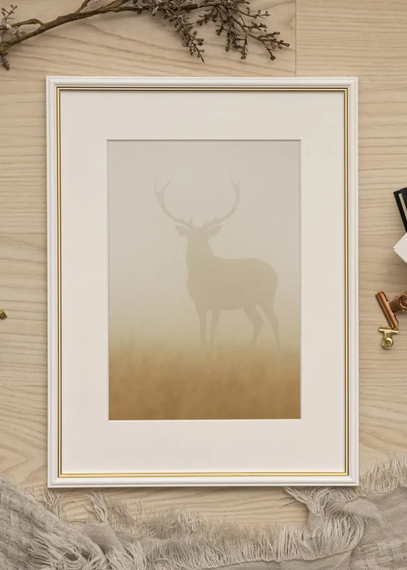 Ram Classic Glas Vit 18x24 cm
