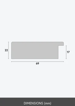 Ram Dover Svart 29,7x42 cm (A3)
