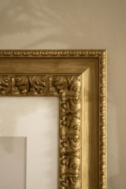Ram Drottningholm Guld III - Valfri Storlek (Akrylglas)