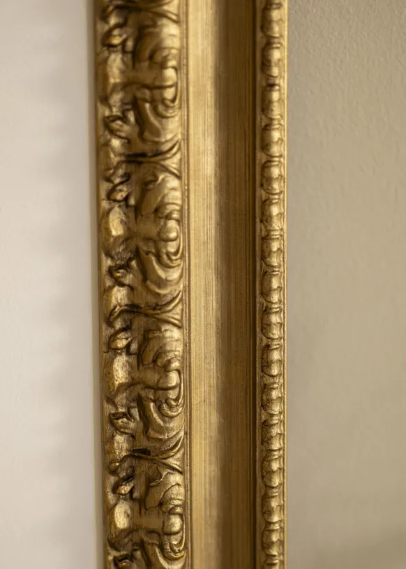Ram Drottningholm Guld III - Valfri Storlek (Akrylglas)