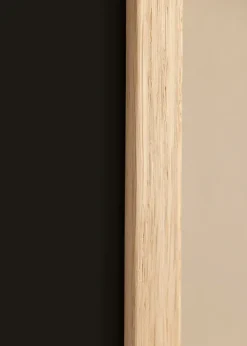 Ram Edsbyn Ek 60x60 cm - Passepartout Svart 45x45 cm