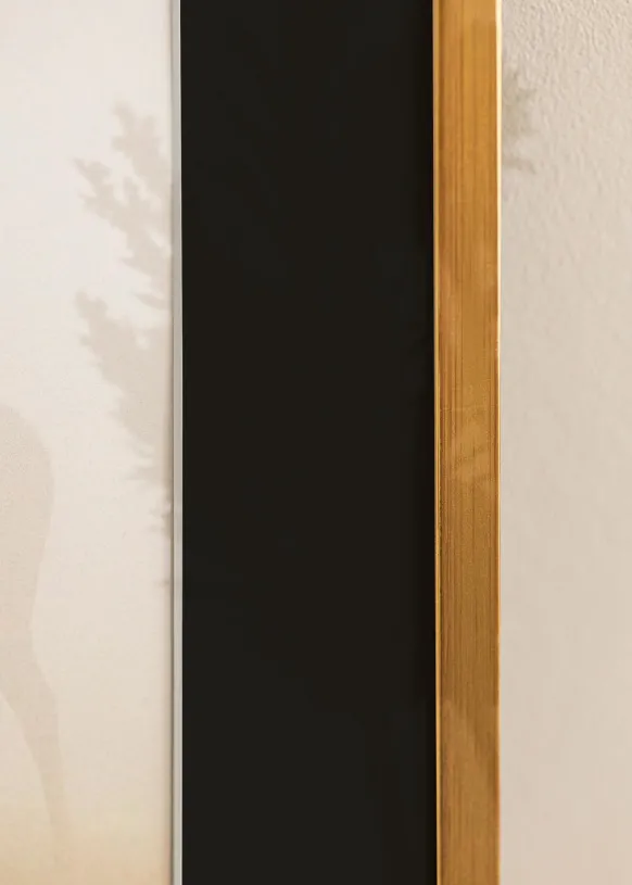 Ram Edsbyn Guld 28x35 cm - Passepartout Svart 8x10 inches