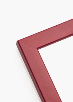 Ram Edsbyn Röd 13x18 cm - Passepartout Vit 9x12 cm