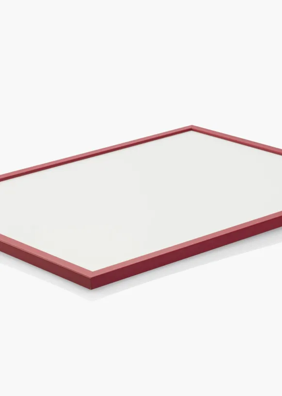 Ram Edsbyn Röd 13x18 cm - Passepartout Vit 9x13 cm