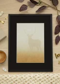 Ram Edsbyn Svart 20x25 cm - Passepartout Svart 5x7 inches (12,7x17,8 cm)