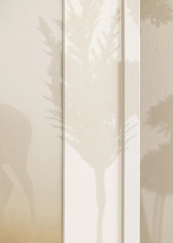 Ram Edsbyn Vit 30x40 cm - Passepartout Vit 18x27 cm