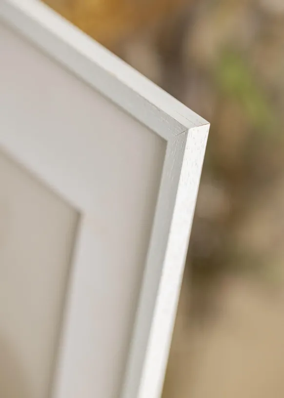Ram Edsbyn Warm White 30x70 cm - Passepartout Vit 18x57 cm