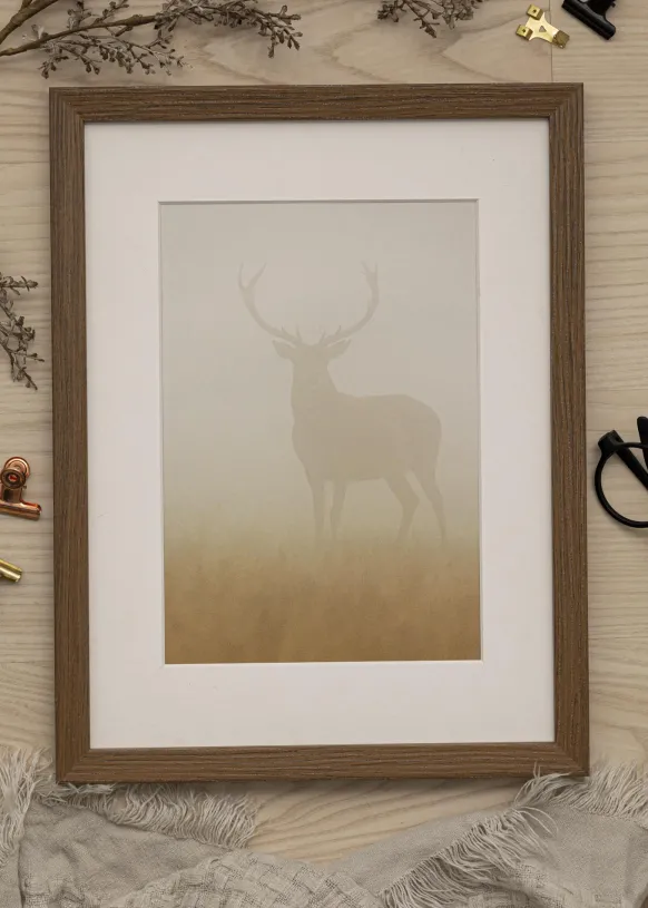 Ram Elegant Box Glas Brun 40x50 cm