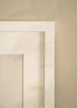 Ram Elegant Vit - Valfri Storlek (Akrylglas)