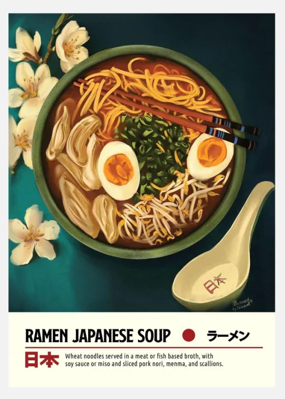 Ramen Canvastavla (30x40 cm)
