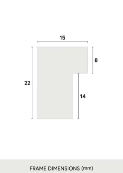 Ram Exklusiv Glas Svart 21x29,7 cm (A4)
