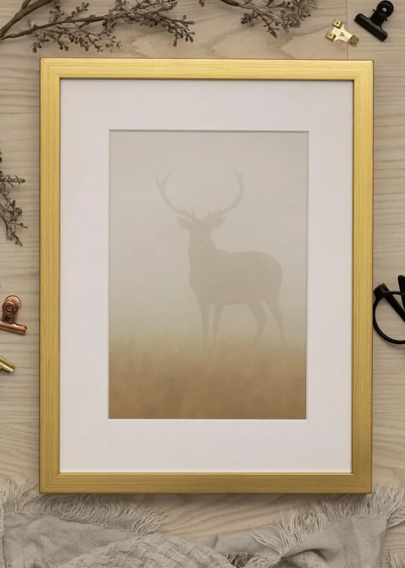 Ram Falun Guld 30x40 cm