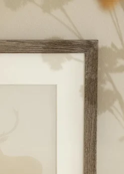 Ram Fiorito Glas Valnöt 30x40 cm