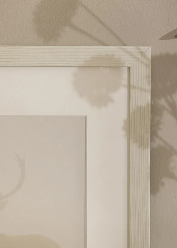 Ram Fiorito Glas Vit 13x18 cm