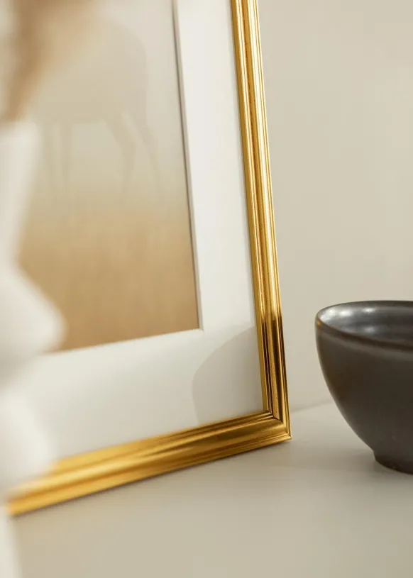 Ram Frigg Glas Guld 15x20 cm