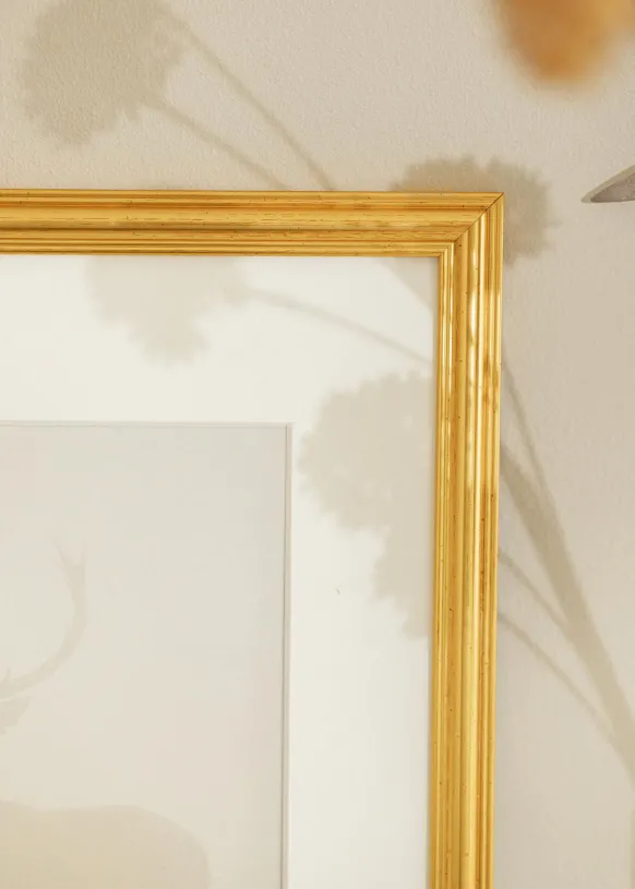 Ram Frigg Glas Guld 15x20 cm