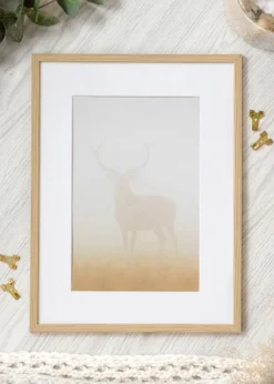 Ram Galant Ek 18x24 cm - Passepartout Vit 13x17 cm