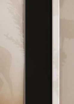 Ram Galant Vit 35x50 cm - Passepartout Svart 24x30 cm