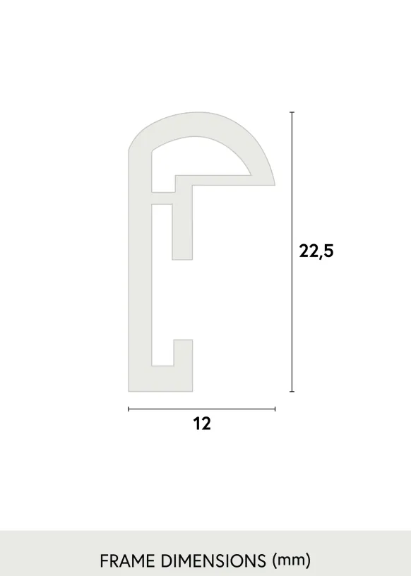 Ram Galeria Glas Guld 50x60 cm