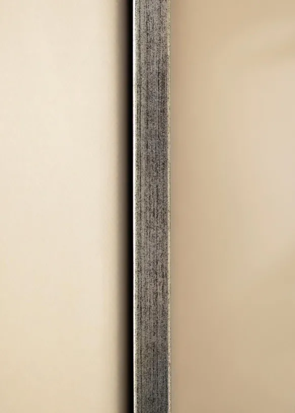 Ram Geb Canvasram Silver/Svart - Valfri Storlek