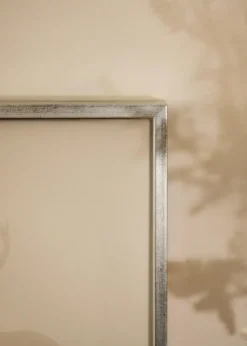 Ram Geb Canvasram Silver/Vit - Valfri Storlek (canvasramar)