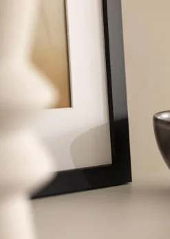Ram Glas Black Wood 40x50 cm