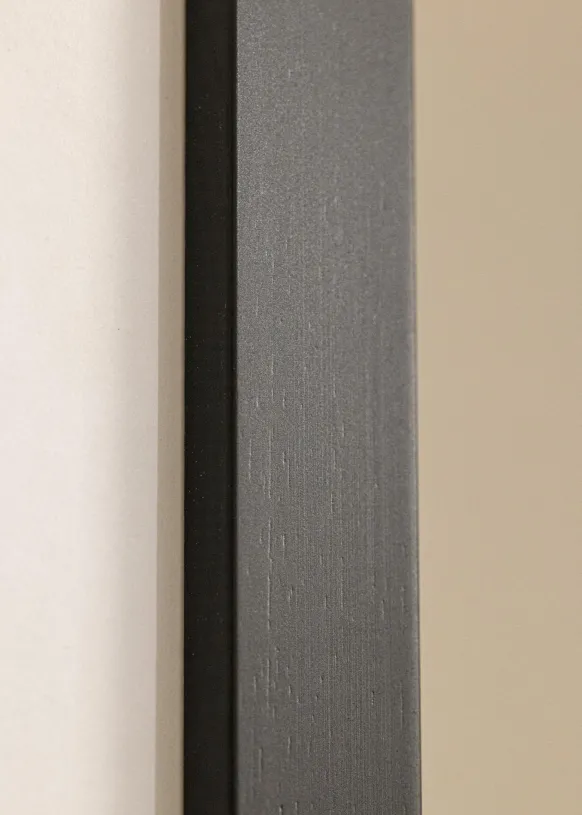 Ram Glas Black Wood 60x90 cm