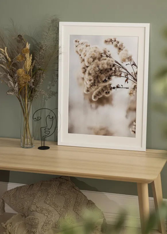 Ram Glas White Wood 27x35 cm