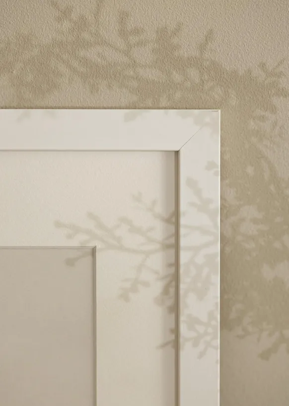 Ram Glas White Wood 13x18 cm