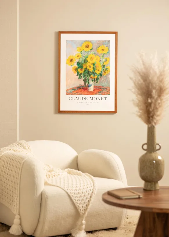 Ram Hermes Bok 30x40 cm - Passepartout Vit 21x30 cm